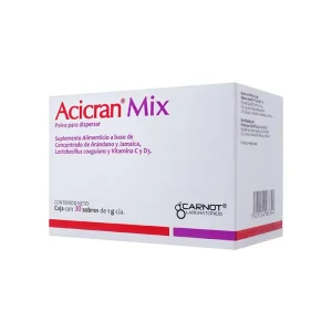Acicran Mix Suplemento Alimenticio 30 Sobres Polvo 1 G