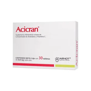 Acicran 828 Mg 30 Tabletas
