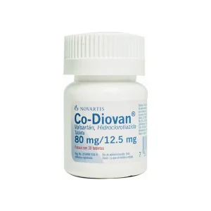 Co-Diovan 80/12.5 Mg 30 Tabletas