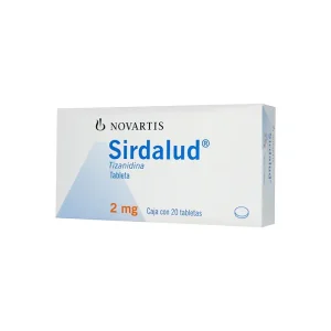 Sirdalud 2 Mg 20 Comprimidos