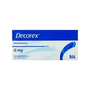 Decorex 6 Mg 10 Tabletas