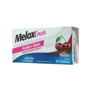 Melox Plus Cereza 50 Tabletas