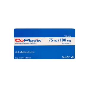 Coplavix 75/100 Mg 14 Tabletas