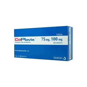 Coplavix 75/100 Mg 28 Tabletas