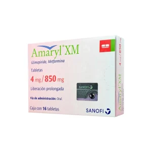 Amaryl XM 4/850 Mg 16 Tabletas