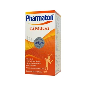 Pharmaton Multivitamínico Para Adultos. Mejora El Rendimiento Diario. 100 Cápsulas De 40 Mg C/U