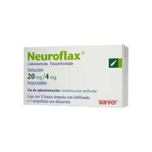 Neuroflax 20 Mg Frasco Ámpula 4 Ml