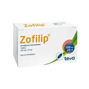 Zofilip 200/20 Mg 30 Tabletas