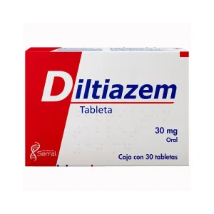 Diltiazem 30 Mg 30 Tabletas Genérico Serral