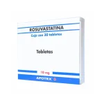 Rosuvastatina 10 Mg 30 Tabletas Genérico Apotex