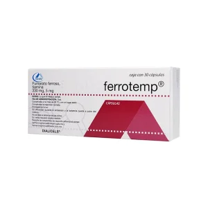 Ferrotemp 330 / 5 Mg 30 Cápsulas