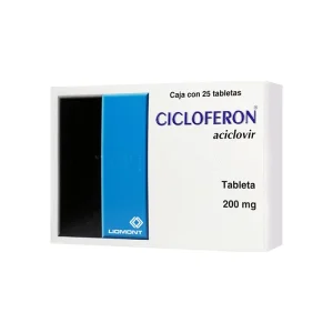 Cicloferon 200 Mg 25 Tabletas