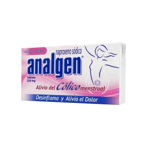 Analgen Cólico Menstruación 220 Mg 10 Tabletas