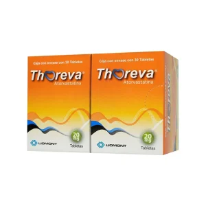 Thoreva 20 Mg 60 Tabletas