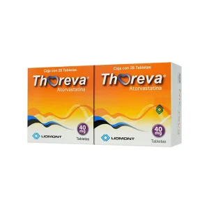 Thoreva 40 Mg 56 Tabletas