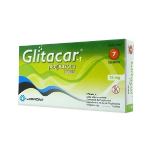 Glitacar-1 15 Mg 7 Tabletas