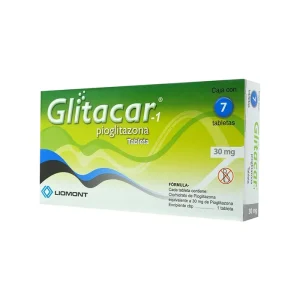 Glitacar-1 30 Mg 7 Tabletas