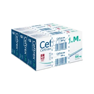 Ceftrex IM 500 Mg Solución Inyectable 3X2