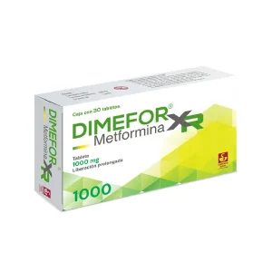 Dimefor XR 1000 Mg Liberación Prolongada 30 Tabletas