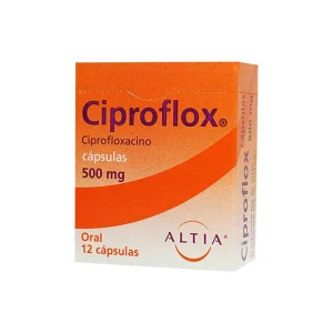 Ciproflox 500 Mg 12 Cápsulas