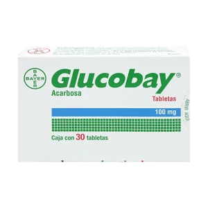 Glucobay 100 Mg 30 Tabletas