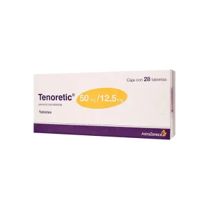 Tenoretic 50 Mg 28 Tabletas