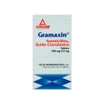 Gramaxin Amoxicilina/Ácido Clavulánico 500/125 Mg 12 Tabletas Genérico Amsa