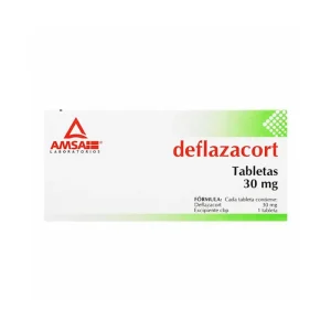Deflazacort 30 Mg 10 Tabletas Genérico Amsa