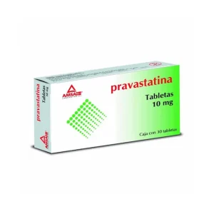 Pravastatina 10 Mg 30 Tabletas Genérico Amsa