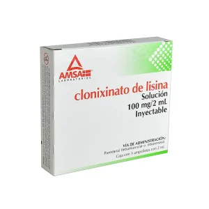 Clonixinato De Lisina 100 Mg 2 Ml Genérico Amsa