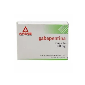 Gabapentina 300 Mg 30 Cápsulas Genérico Amsa