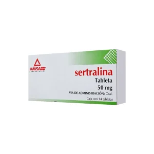 Sertralina 50 Mg 14 Tabletas Genérico Amsa