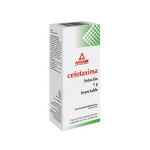 Cefotaxima IV 1 G Solución Inyectable Ampolleta 4 Ml Genérico Amsa