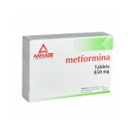 Metformina 850 Mg 30 Tabletas Genérico Amsa