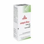 Ampicilina 1 G Solución Inyectable Frasco Ámpula Genérico Amsa