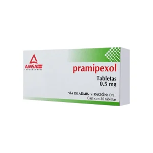 Pramipexol 0.5 Mg 30 Tabletas Genérico Amsa