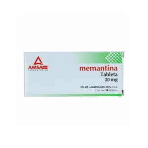 Memantina 20 Mg 14 Tabletas Genérico Amsa