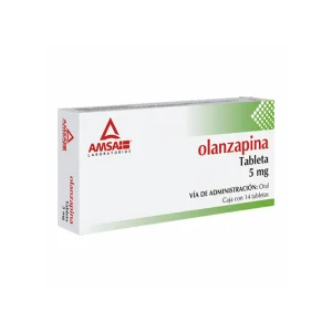 Olanzapina 5 Mg 14 Tabletas Genérico Amsa