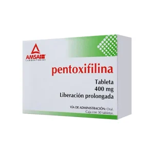 PENTOXIFILINA 30 TAB 400 MG