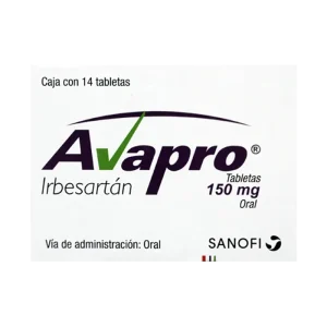 Avapro 150 Mg 14 Tabletas