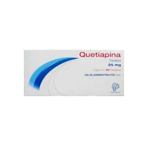 Quetiapina 25 Mg 30 Tabletas Genérico Psicofarma