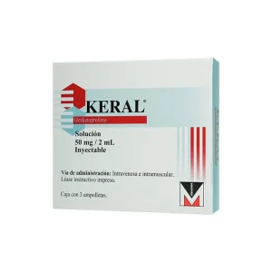 Keral 50 Mg Solución Inyectable 3 Ampolletas 2 Ml