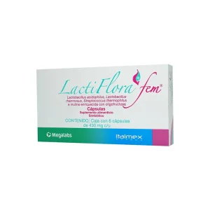Lactiflora Fem 430 Mg Suplemento Alimenticio 6 Cápsulas