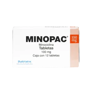 Minopac 100 Mg 12 Tabletas
