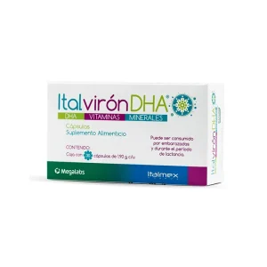 Italviron DHA Suplemento Alimenticio 30 Cápsulas