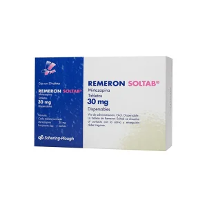 Remeron Soltab 30 Mg 30 Tabletas