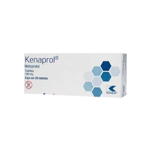 Kenaprol Metoprolol 100 Mg 20 Tabletas Genérico Kener