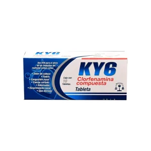 Ky6 Clorfenamina Compuesta 10 Tabletas Genérico Bruluart