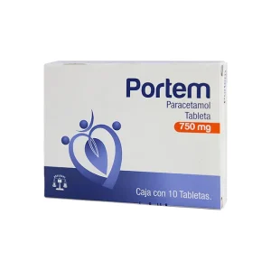 Portem Paracetamol 750 Mg 10 Tabletas Genérico Bruluart