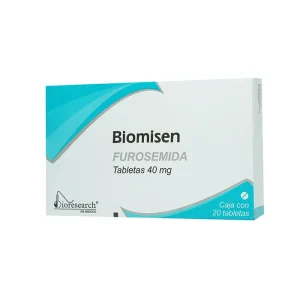 Biomesin Furosemida 40 Mg 20 Tabletas Genérico Bioresearch